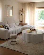 Coffee Table POZZA 117 cm 117 cm White_1161647