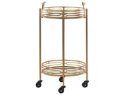 Kitchen Trolley FARLEY Metal Gold_823350