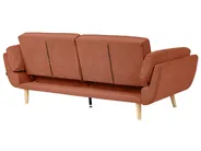 Schlafsofa 3-Sitzer ASBY Stoff Orange_1079518