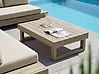 Outdoor Couchtisch MARETTIMO 60 cm 110 cm zertifiziertes Akazienholz Hellbraun