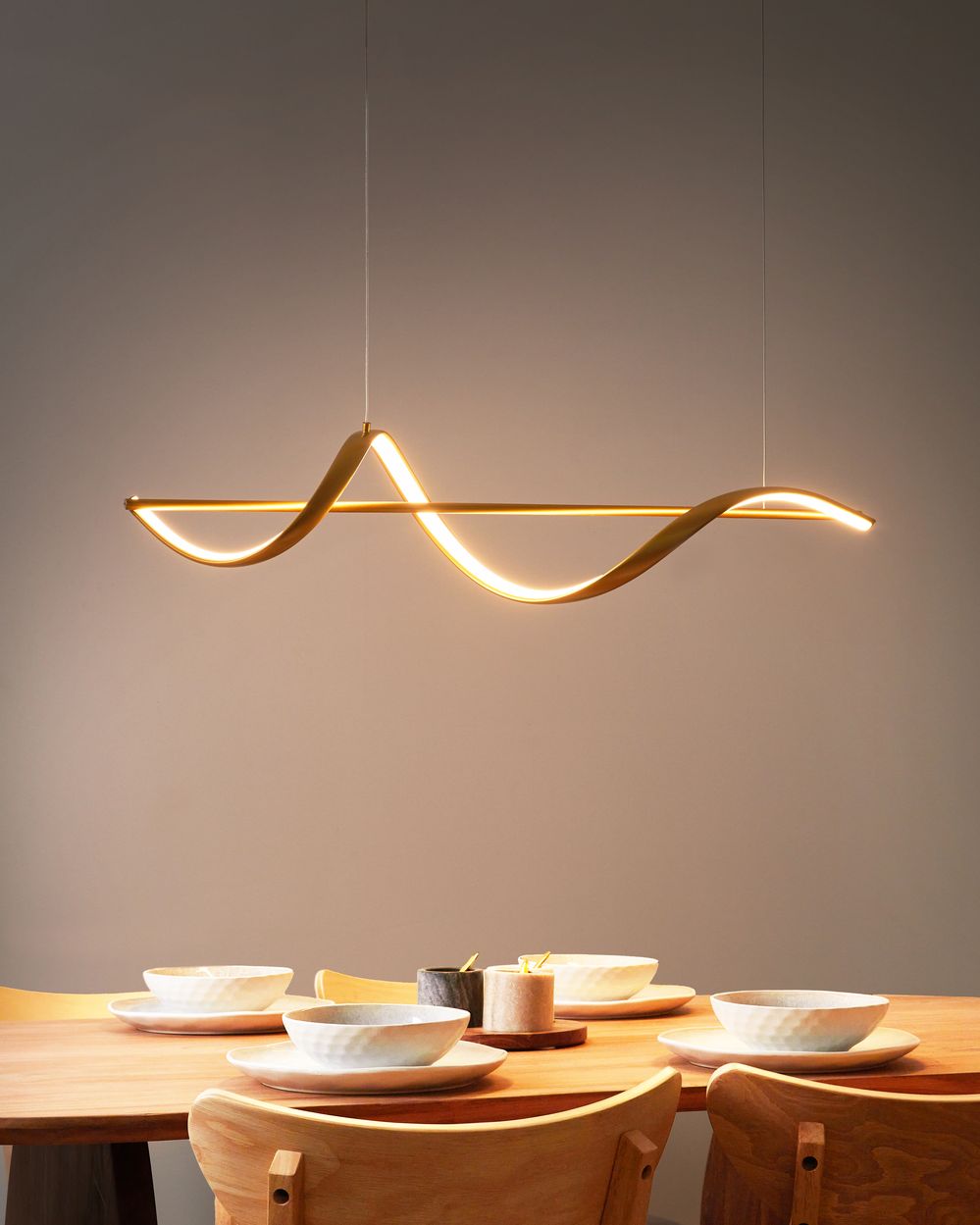 LED hanglamp KHUTTI Metaal Goud
