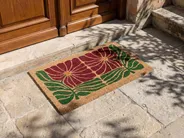 Fußmatte TANALIAN Bunt 40 x 60 cm Blume Kokosfasern_1049651