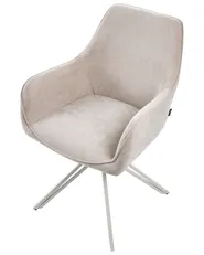 Esszimmerstuhl 2er Set JODAR Stoff Beige_1077884