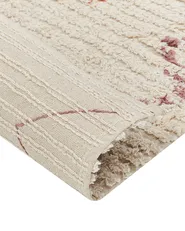 Teppich GUWAHATI Beige 80 x 150 cm Baumwolle_839167