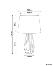 Table Lamp MONTAGUA Ceramic Grey_1032700