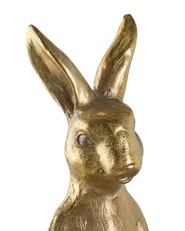 Gartenfigur SKAMBY Kaninchen Gold_1072968