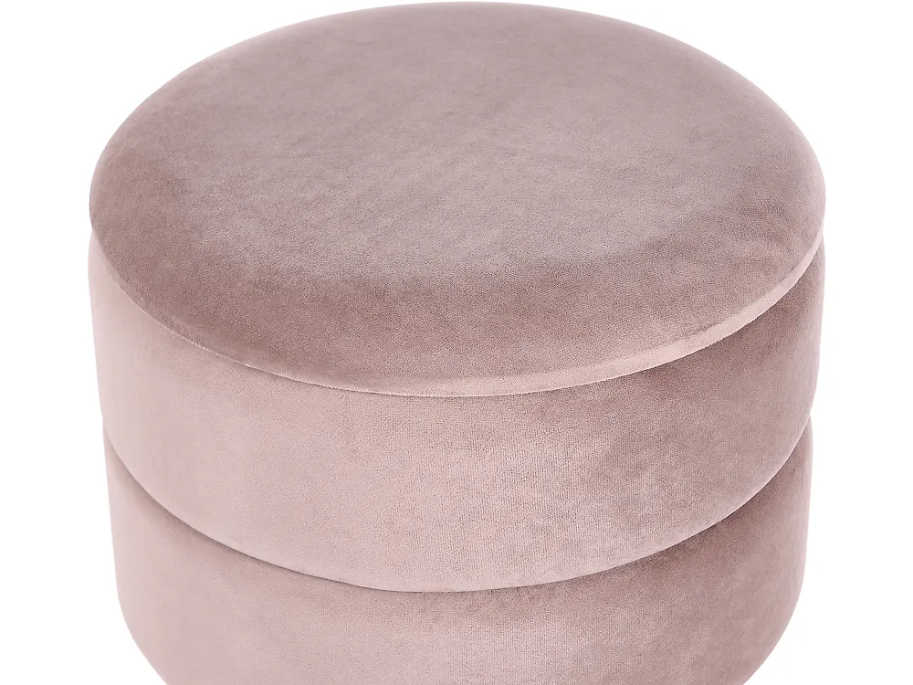 Storage Pouffe ELGIN Velvet Taupe_1186285