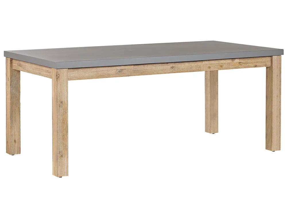 Gartentisch OSTUNI 180 cm 90 cm Beton Grau