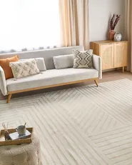 Teppich ABEGUM Beige 300 x 400 cm Wolle_883900