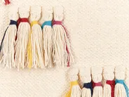 Wandbehang BUREWALA Baumwolle 108 cm Beige_841323
