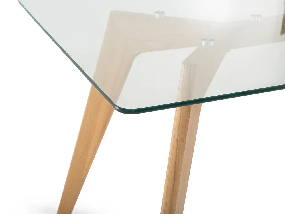 Esstisch HUDSON II Transparent 180 cm 90 cm Glas_1103913