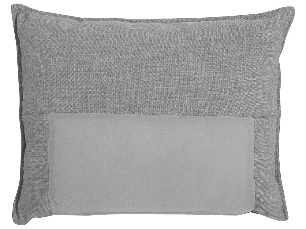 Ecksofa 3-Sitzer ELVENES Stoff Hellgrau rechtsseitig_943137