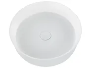 Aufsatzwaschbecken TEBAR ⌀ 40 cm Keramik Cremeweiß_923395