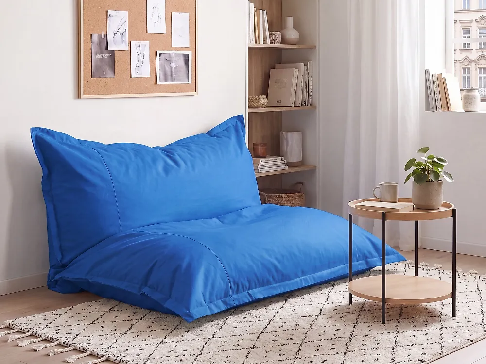 Sitzsack 600 L FUZZY 180 cm 230 cm Dunkelblau