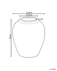 Blumenvase KATERINI 40 cm Braun_1032455