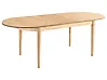 Ausziehbarer Esstisch LARTO Helle Esche 180/220 cm 90 cm