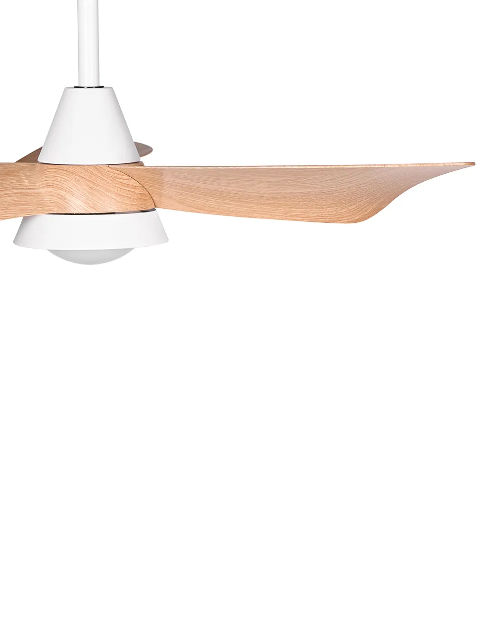 Plafondventilator met verlichting HAINES met afstandsbediening LED Wit_1133398