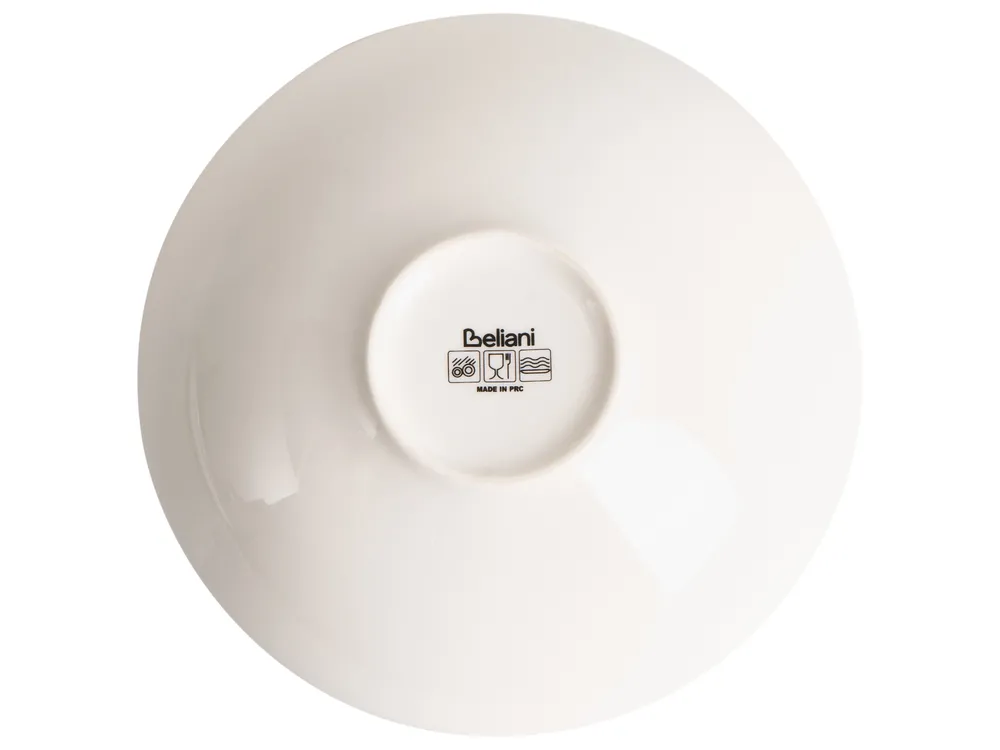 Set of 24 Dinnerware TARRAGON Porcelain White/ Green_1069209