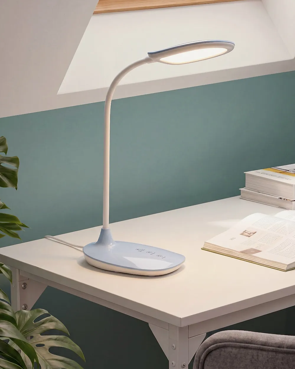 LED Desk Lamp HYDRA with Dimmer Light Blue_1187137
