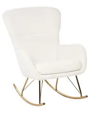 Rocking Chair ANASET Boucle White_886453