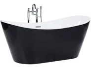 Freistehende Badewanne ANTIGUA 160 x 76 cm Schwarz_797657