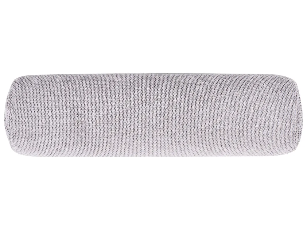 Eckschlafsofa 3-Sitzer EDANE mit Stauraum Stoff Grau rechtsseitig_1057176
