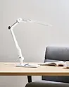 LED Schreibtischlampe PEGASI mit Dimmer Silber