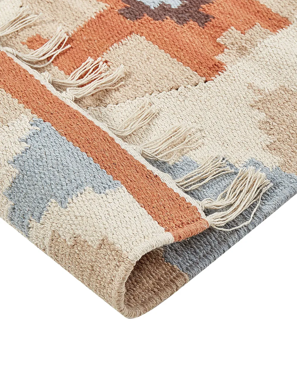 Rug DILIJAN Multicolour 80 x 150 cm Kilim Cotton_869154