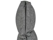 Garten Ecksofa 8-Sitzer VITERBO Polyrattan Grau_988457