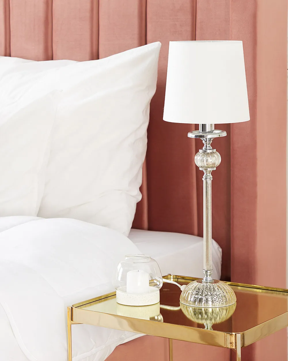 Table Lamp KUBENA Metal White_775175