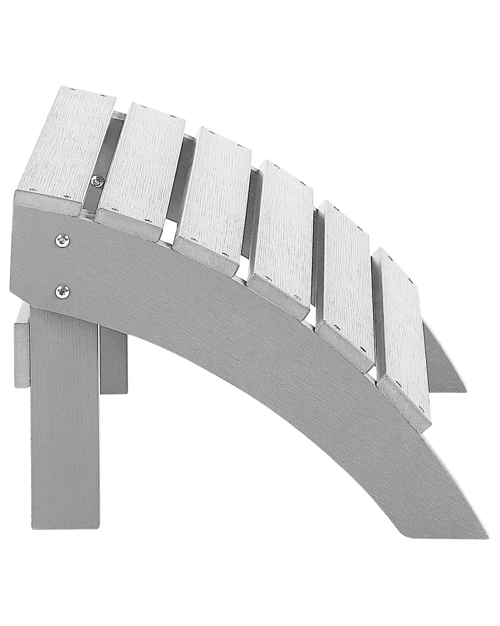 Garten Fußhocker ADIRONDACK Hellgrau_809733