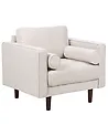 Sessel NURMO Stoff Hellbeige