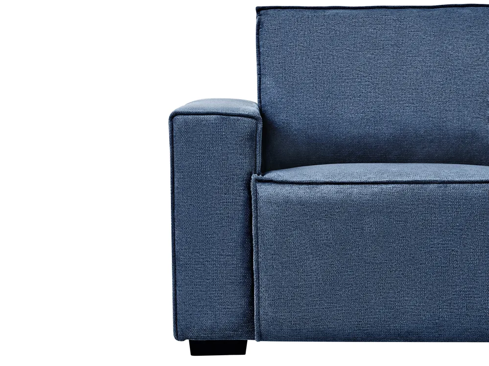 Electric Recliner Sofa 2 Seater NUKARI Fabric Blue_999330