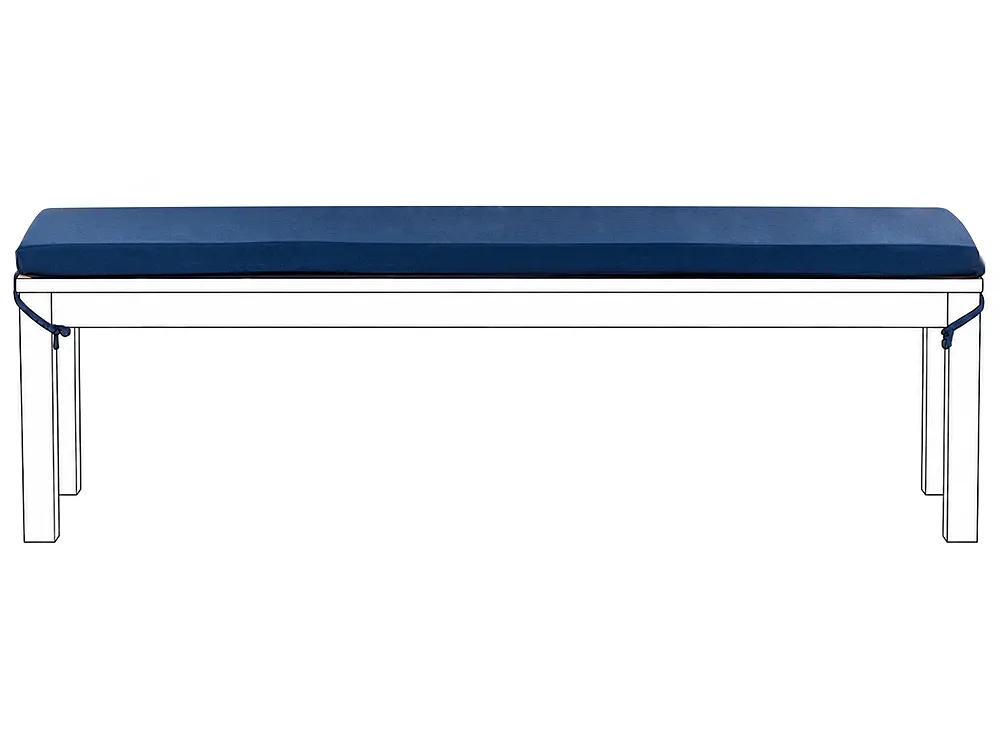 Bankauflage TUSCANIA 157 x 34 cm Blau