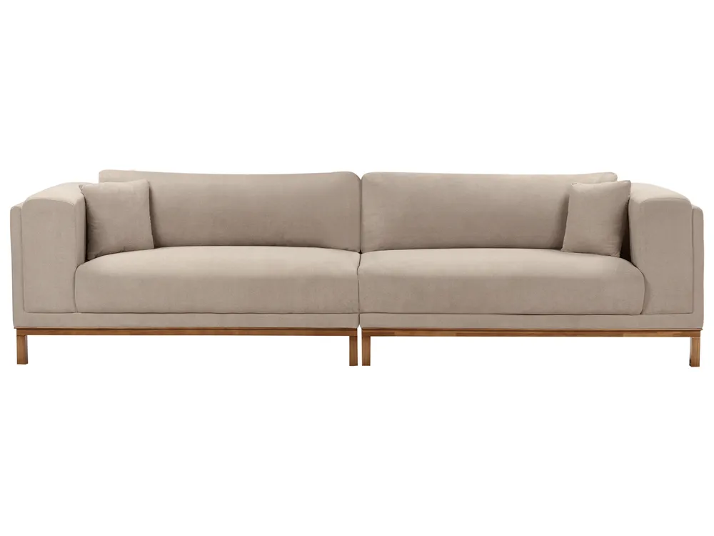 Sofa 4-Sitzer VENG Stoff Taupe