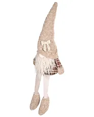 Weihnachtsdekoration 2er Set ILOMANTSI 35/38 cm Zwerg Beige_1174065