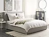 Bett mit Stauraum MOISSAC Stoff Hellgrau 180 x 200 cm