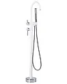 Freestanding Bathtub Faucet TUGELA White/ Silver