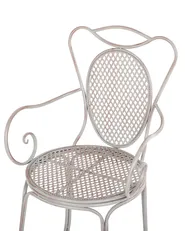 Gartenstuhl 2er Set CILENTO Metall Grau_763390