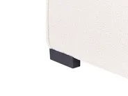 Eckschlafsofa 3-Sitzer EDANE mit Stauraum Bouclé Cremeweiß linksseitig_1057066