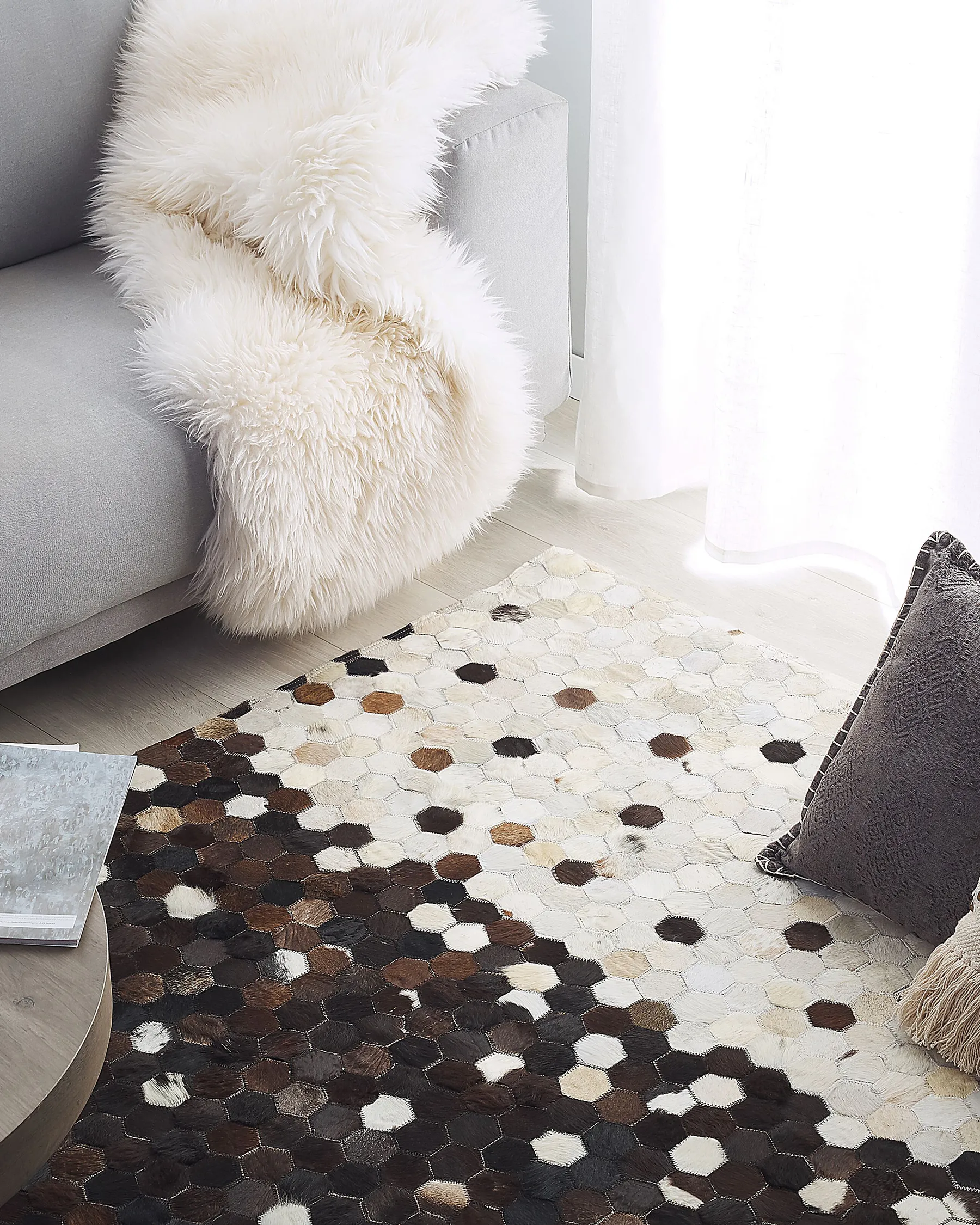 Rug EYIM Brown 160 x 230 cm Leather_764664