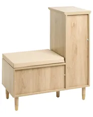 Shoe Storage Bench FORSTER Light Brown_1080109