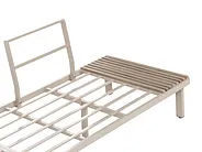 Garden Sofa 2 Seater FIVIZZANO Acacia Wood Beige_1159446