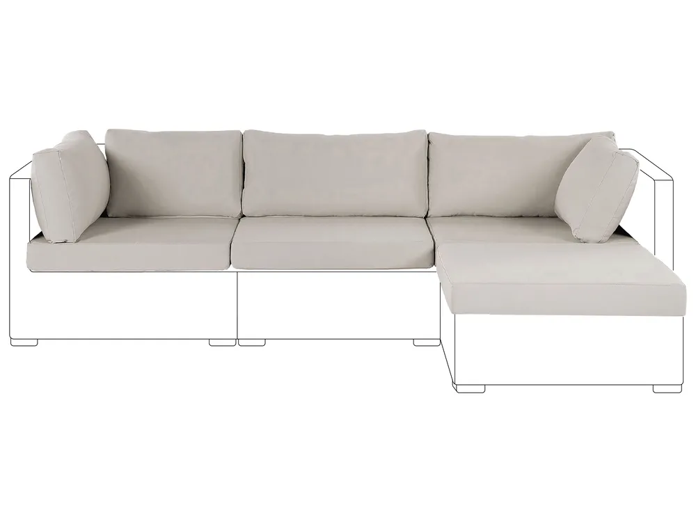 Outdoor Kissenbezug Set SANO Sandbeige