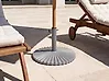 Parasol Base CAREZZA Round Grey 21 kg