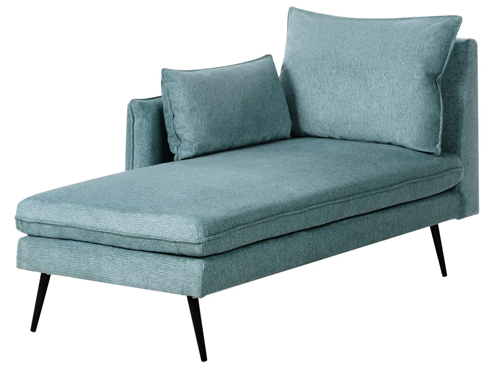 Right-Hand Chaise Longue YERRES Fabric Light Blue_1003728