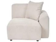 Modular Corner Sofa 3 Seater HEDE Fabric Light Beige Right Hand_1092102