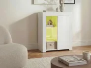 Sideboard mit LED-Beleuchtung KAMLOOPS Weiß_1030870