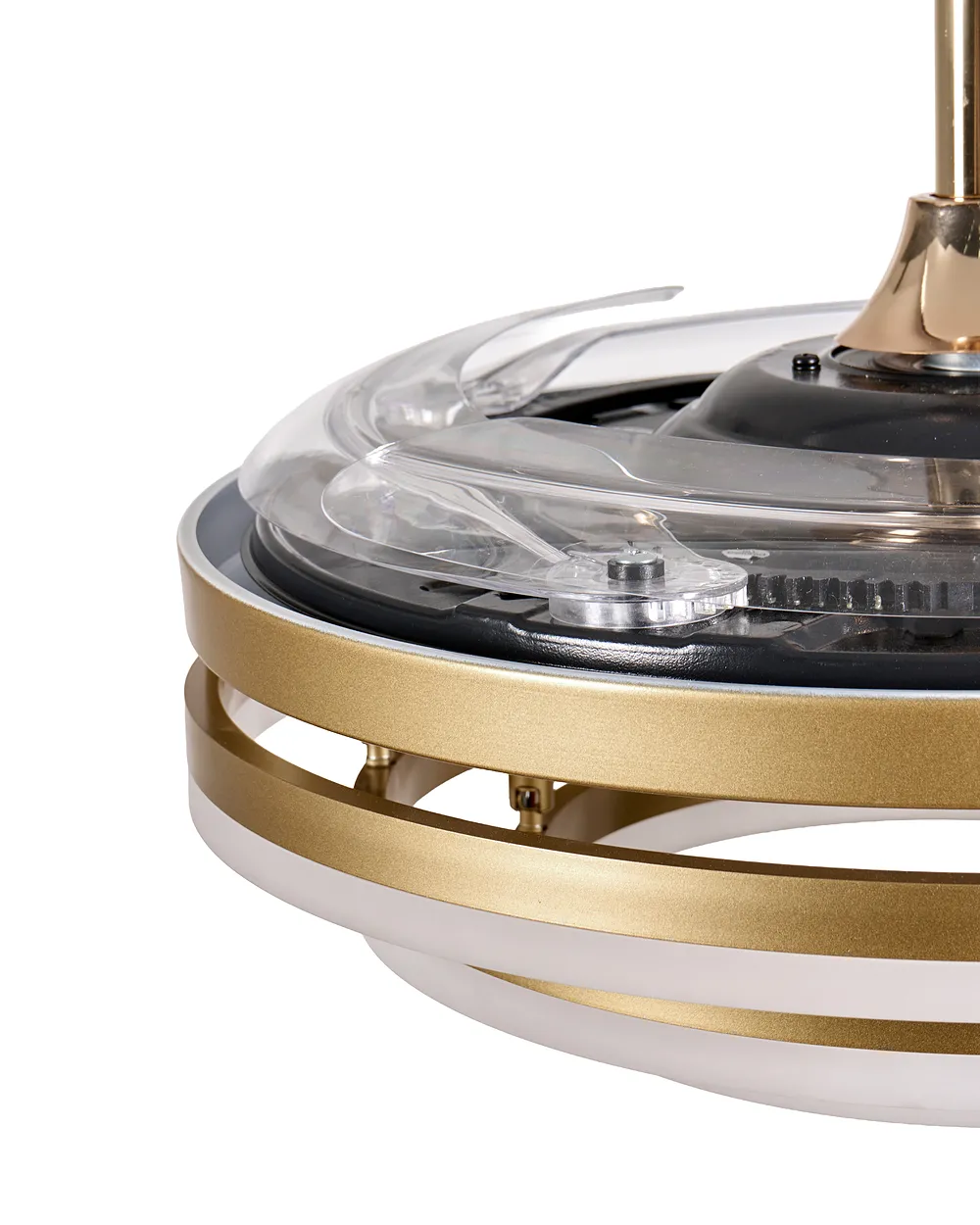 Plafondventilator met verlichting AUCILLA met afstandsbediening LED Goud_1125717