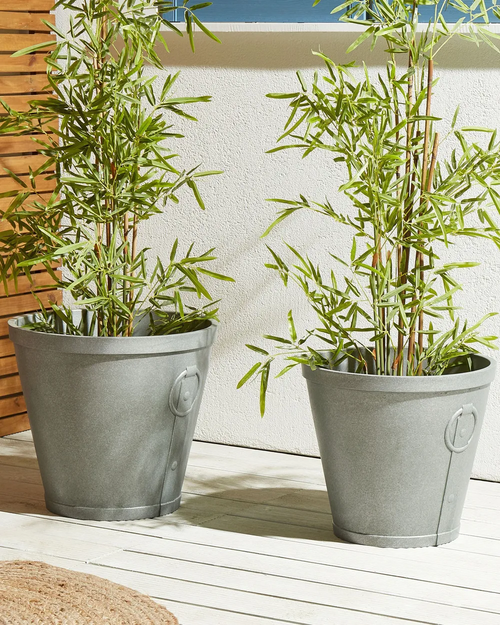 Blumenkübel VARI 45 cm Grau